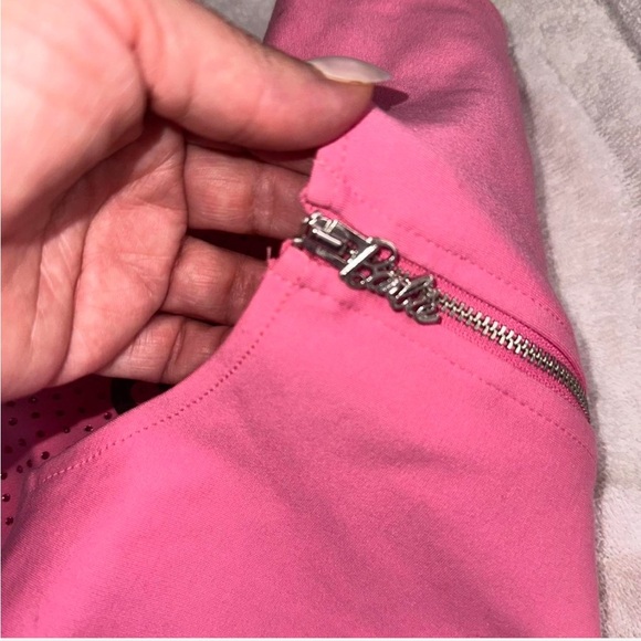 Barbie limited edition 2 piece set XXL stretch rhinestone with Barbie zipper - Picture 6 of 6